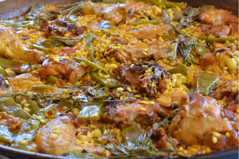 receta tradicional de la paella