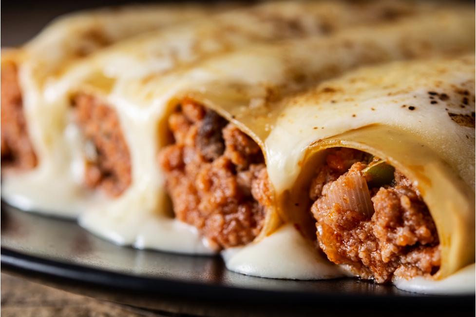 Canelones al horno