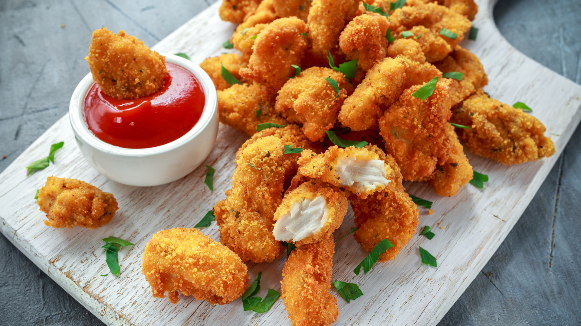 Nuggets de pollo caseros